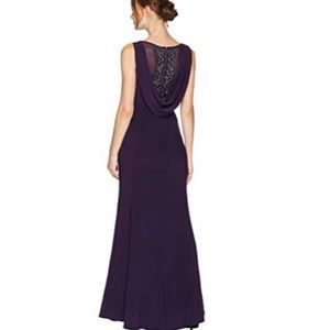 Adrianna Papell - Long Jersey Beaded Gown